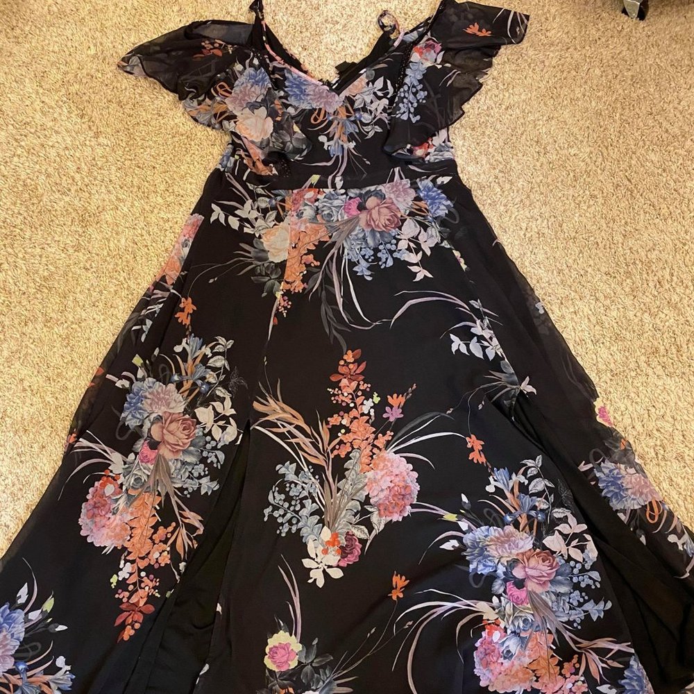City Chic Floral Dress sz 16
